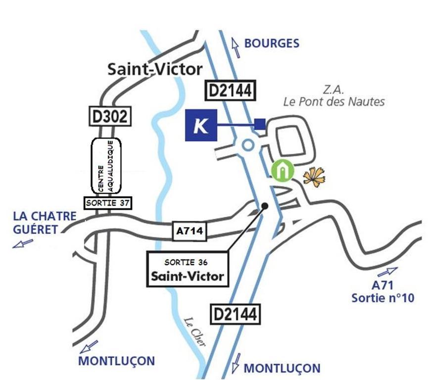 Kyriad Montlucon - Saint Victor Exteriör bild
